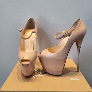 Christian Louboutin leather Printz pumps